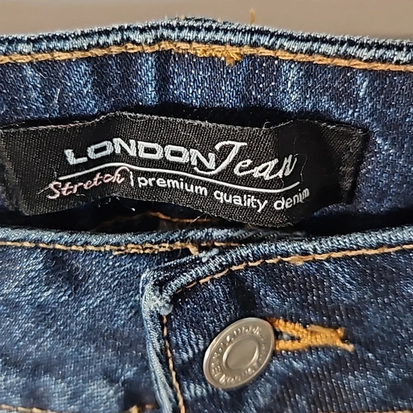 London Jean Stretch Bootcut Jeans Blue Size 10 - Picture 9 of 16